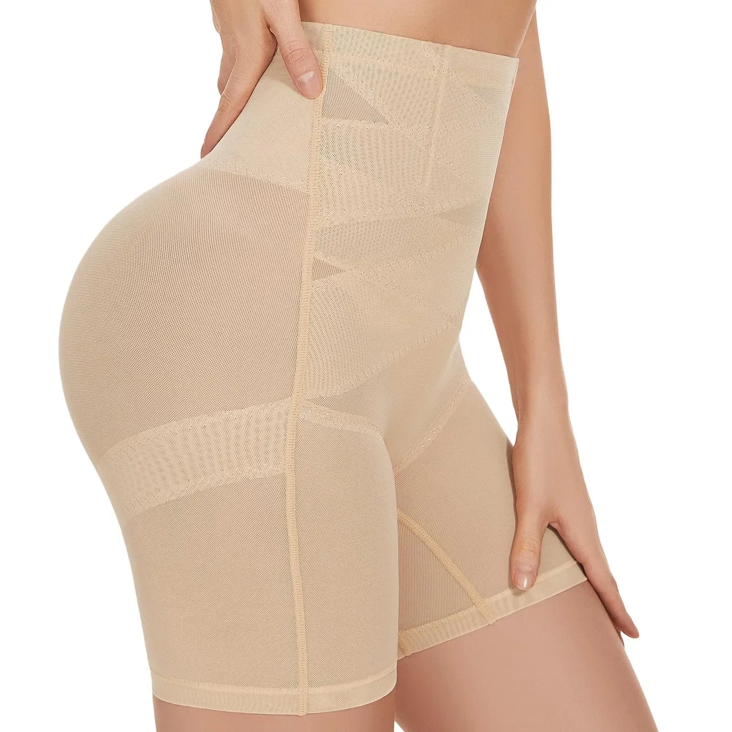 Women'S Tummy Control Butt Lift Belt Thigh Slim Shapewear Shorts High Waisted Seamless Boyshorts Panties Comfortable Underwear