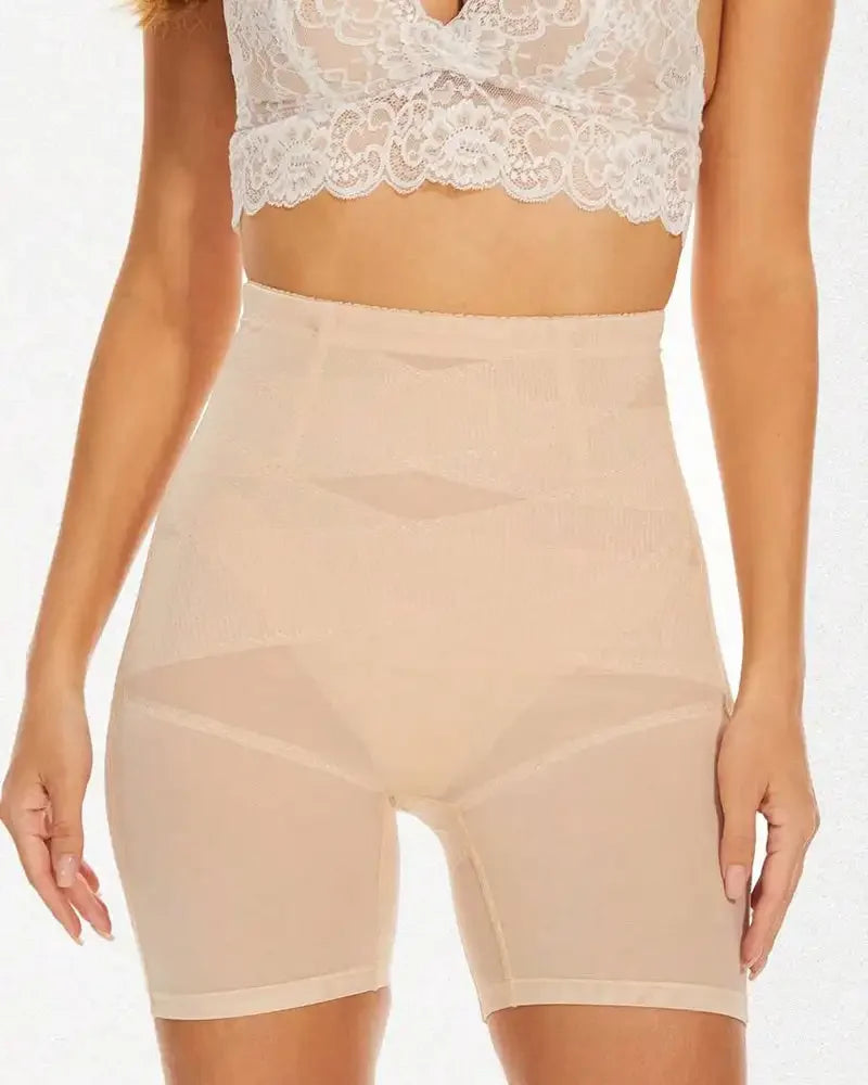 Women'S Tummy Control Butt Lift Belt Thigh Slim Shapewear Shorts High Waisted Seamless Boyshorts Panties Comfortable Underwear