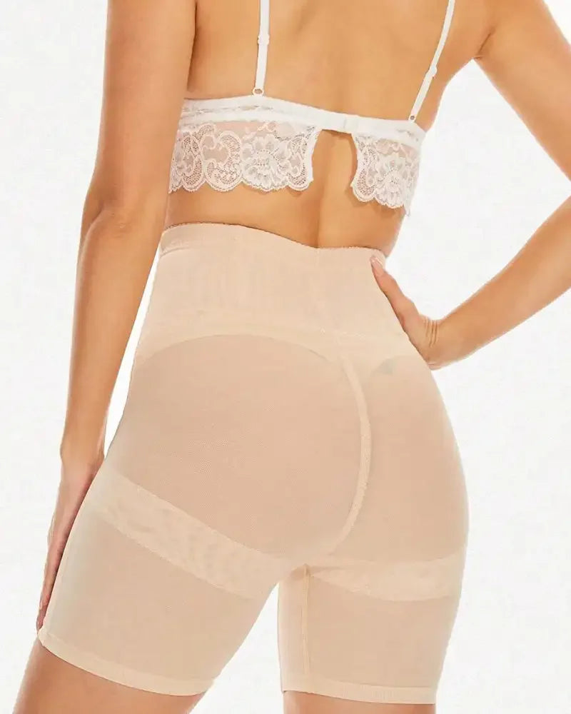 Women'S Tummy Control Butt Lift Belt Thigh Slim Shapewear Shorts High Waisted Seamless Boyshorts Panties Comfortable Underwear