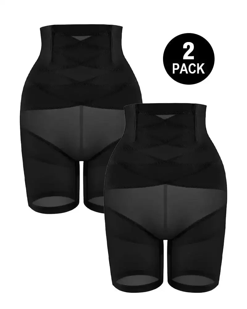Women'S Tummy Control Butt Lift Belt Thigh Slim Shapewear Shorts High Waisted Seamless Boyshorts Panties Comfortable Underwear