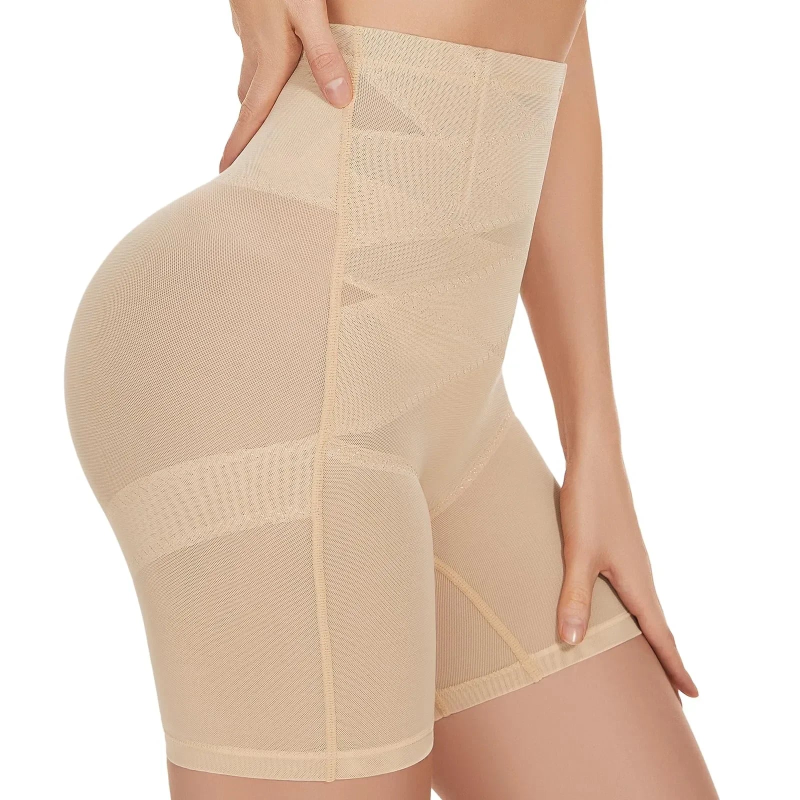 Women'S Tummy Control Butt Lift Belt Thigh Slim Shapewear Shorts High Waisted Seamless Boyshorts Panties Comfortable Underwear