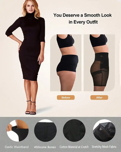 Women'S Tummy Control Butt Lift Belt Thigh Slim Shapewear Shorts High Waisted Seamless Boyshorts Panties Comfortable Underwear